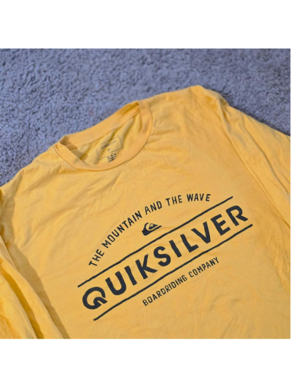 Quiksilver yellow long sleeve shirt #skateboarding #surf